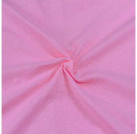 Jersey prostěradlo růžové 100x200