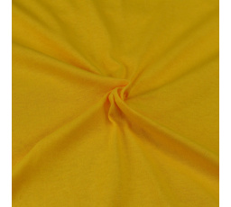 Jersey prostěradlo sytě žluté 120x200