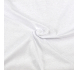 Jersey prostěradlo bílé 160x200