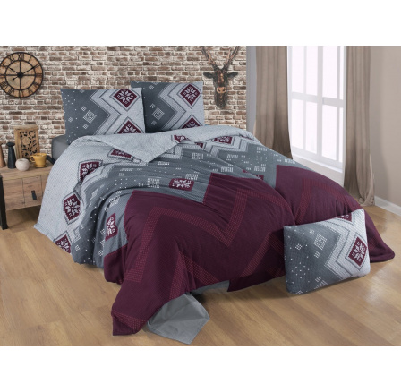 Povlak flanel Scandinavia red 30x40