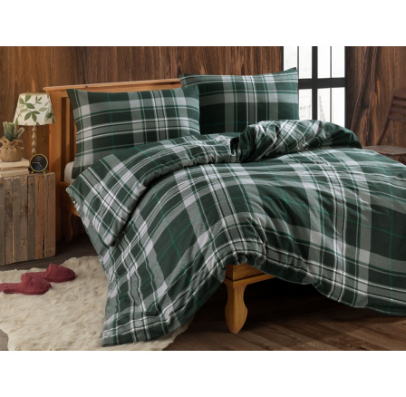 Povlak flanel Alex green 30x40