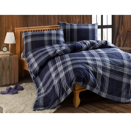 Povlak flanel Alex blue 50x50