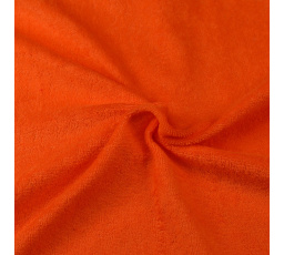 Froté prostěradlo oranžové 100x200