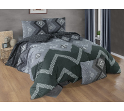 Povlak flanel Scandinavia green 45x60