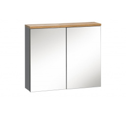 BALI GRAFIT 840 skříňka se zrcadlem 2D/ mirror cabinet 2D 60cm CU-COC-834012 FSC MIX Credit