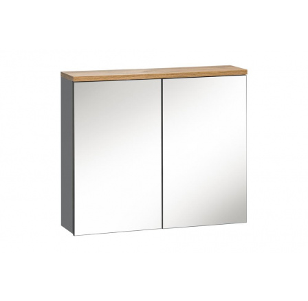 BALI GRAFIT 840 skříňka se zrcadlem 2D/ mirror cabinet 2D 60cm CU-COC-834012 FSC MIX Credit