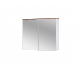 BALI BÍLÁ 841 skříňka se zrcadlem 2D/ White mirror cabinet 2D 80cm CU-COC-834012  FSC MIX 70%