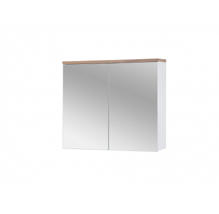 BALI BÍLÁ 841 skříňka se zrcadlem 2D/ White mirror cabinet 2D 80cm CU-COC-834012  FSC MIX 70%