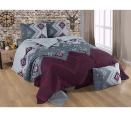 Povlak flanel Scandinavia red 30x40