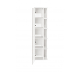 TWIST BÍLÁ 802 vysoká skříňka se zrcadlem 1D/ White high cabinet with mirror 1D 35cm CU-COC-834012  FS