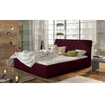 Postel Milano 140x200 + rošt kov./zved.písty/ul. prostor Mat Velvet 68 1