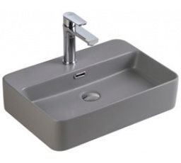 TRUST 2 MATT DARK GREY ( E-6282 ) Umyvadlo na desku / Countertop Washbasin