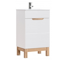 BALI BÍLÁ 824 skříňka pod umyvadlo 1D/ White cabinet under washbasin 1D 50cm CU-COC-834012  FSC MIX 70%