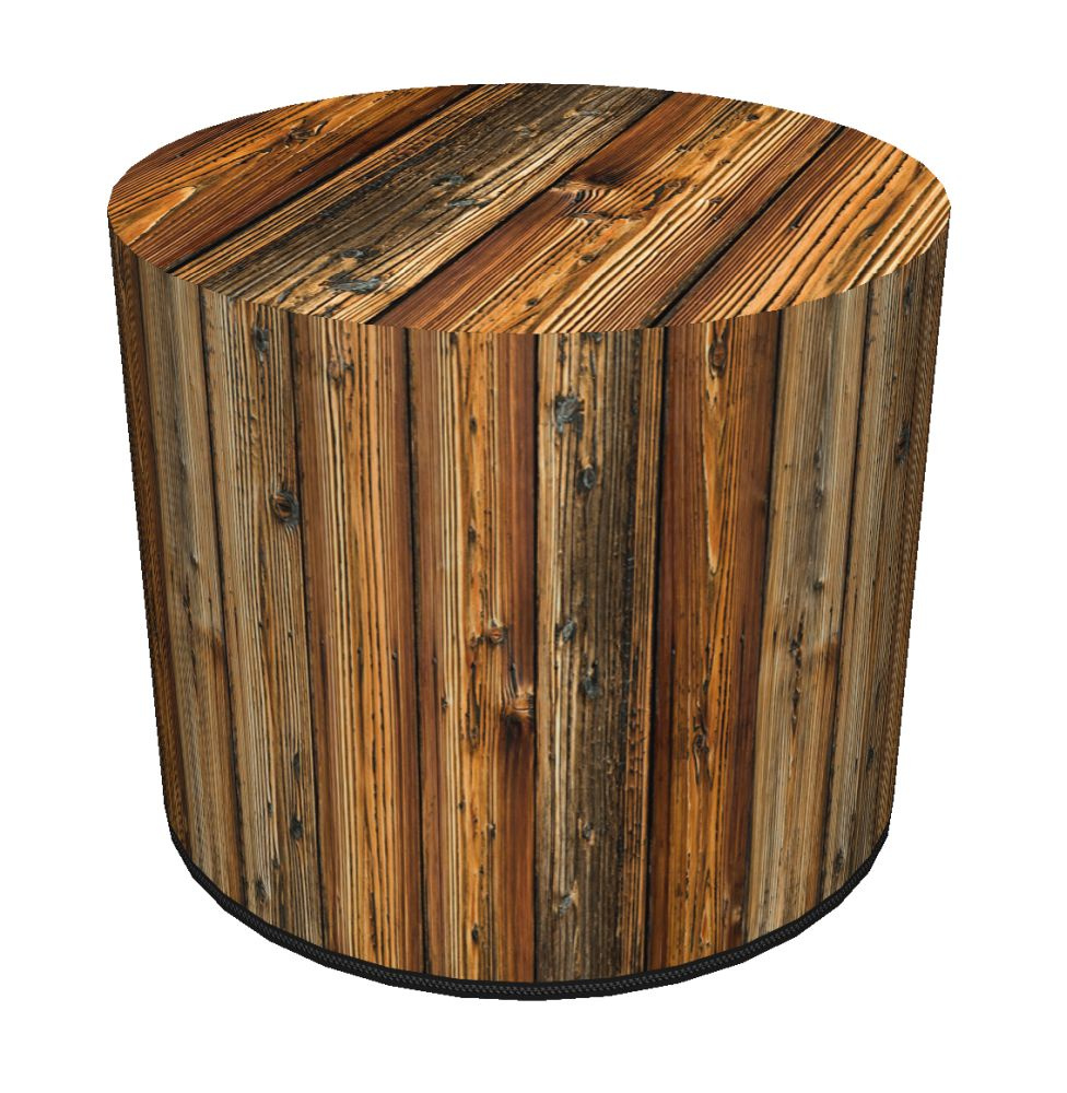 Wood Ethnic Stool PNG