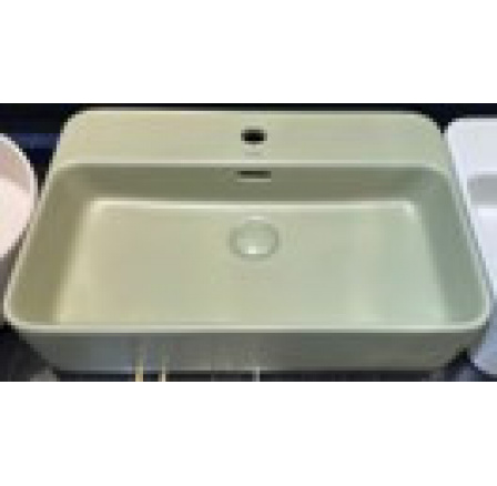 TRUST 2 OLIVER GREEN (E-6282) Umyvadlo na desku / Countertop Washbasin