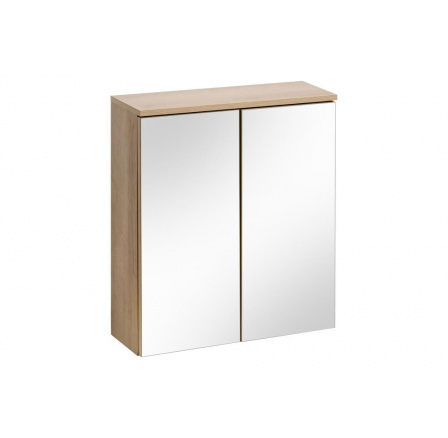 REMIK- 842 DUB RIVIERA skříňka se zrcadlem 60 cm / cabinet with mirror 60cm