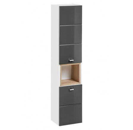 FINKA 800 ŠEDÁ/ GREY vysoký sloupek 2D/ high cabinet