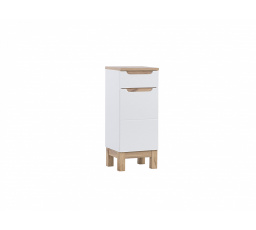 BALI BÍLÁ 810 nízká skříňka 1D1S/ White low cabinet 1D1S 35cm CU-COC-834012  FSC MIX 70%