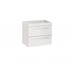 TWIST BÍLÝ 820 skříňka pod umyvadlo 60x39 cm 2S/ White cabinet under washbasin 2DW 60x39 cm - 2S CU-COC-83