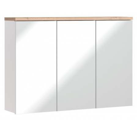 BALI BÍLÁ 845 skříňka se zrcadlem 3D/ White mirror cabinet 3D 100cm CU-COC-834012  FSC MIX 70%