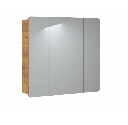 ARUBA BÍLÁ 843 Skříňka se zrcadlem 3D / Mirror cabinet 3D 80CM  CU-COC-834012  FSC MIX Credit