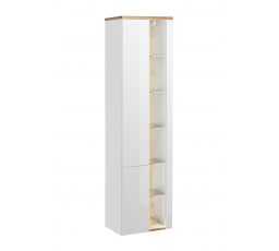 BAHAMA BÍLÁ 800 KPL/ vysoká skříňka 2D/ White High cabinet 2D 45CM CU-COC-834012  FSC MIX Credit