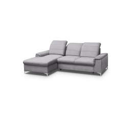 BENETON MINI - Levá rohová sedací souprava - látka Světle šedá Zetta 302 Light grey - kolekce "MRS"(Bergamo mini)(K250)