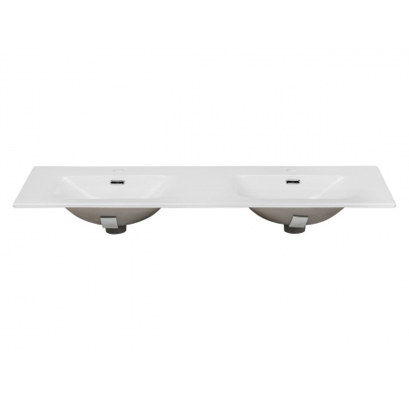 SKY120D-8099 umyvadlo nábytkové dvojitá mísa - cabinet basin/ double sink 121 x 46cm