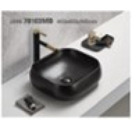 UN-NIKA-MB Umyvadlo/Washbasin/Černý Mat/Matt Black