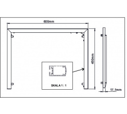 RÁM LED 600 / LED RÁM 600