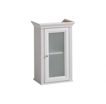 PALACE BIAŁY 830 závěsná skříňka 1D/ White upper cabinet 1D 48cm/ horní skříňka se sklem CU-COC-834012